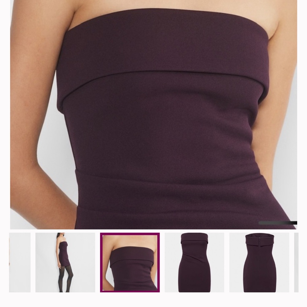 Aritzia crepe eyecatcher mini dress Black M - Picture 4 of 5